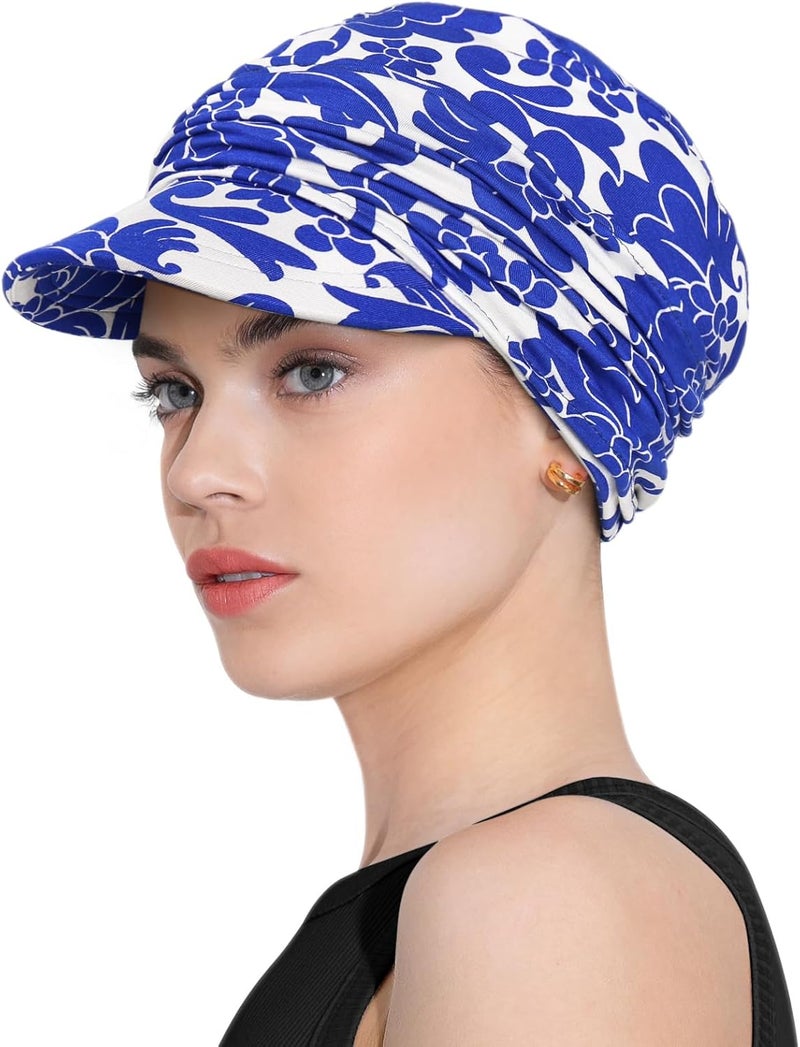 Awefeel Chemo Headwear Viscose Newsboy Cap for Women Fall and Winter Hats - Image 1